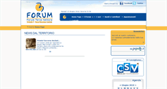 Desktop Screenshot of forumterzosettorebassabs.it