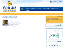 Tablet Screenshot of forumterzosettorebassabs.it